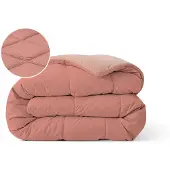 Zelesta Pure Duo Katoen Dekbed - Terracottaroze & Aarderoze 160x220cm