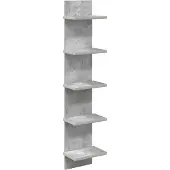 vidaXL Wandplank Betongrijs 22 x 15 x 100 cm Bewerkt hout