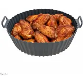 MamboCat Airfryer Silikonvorm rond Ø20cm met handvatten – 22276812
