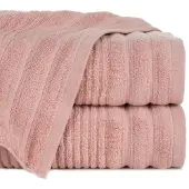 Eurofirany Zachte Katoenen Badhanddoek 50x90 cm - Poederroze