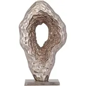 Ptmd Coolan Antique Champagne Casted Alu Statue Oval S