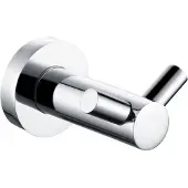 Aloni muurhaak dubbel – chroom