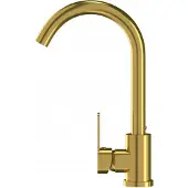 Granitan Prestige Keukenkraan Goud - Stijlvolle Keukenmengkraan met Zwenkbare Uitloop
