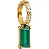 Purelei Hangers goud / smaragd