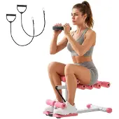 Vevor Deep Squat Machine Verstelbare Bilspiertrainer met Weerstandsbanden