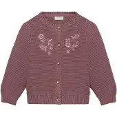 Noppies Gebreid vest donkerroze