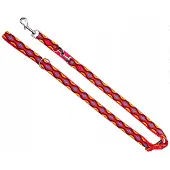 Dingo Winnetou Verstelbare Hondenlijn Rood 2,5cm x 120-220cm