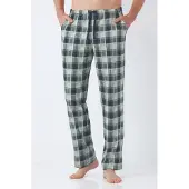 Hajo Premium heren lounge broek marine blauw | Maat 50