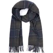 Barbour Sjaal Braden Wol Classic Tartan Groen -