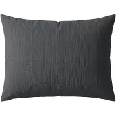 Zelesta Deluxe Katoen Mousseline Kussensloop Set Van 2 - Antraciet 60x70cm