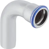 Geberit GE Mapress, roestvrij staal, bocht met inwendige las, 45 graden, diameter 15 mm, 1 stuk.