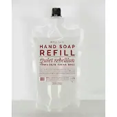 Wellmark refill handzeep 1L quiet rebellion burgundy