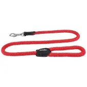 Champion Hondenlijn 1,4 cm Rood - Duurzame Leer & Chroom
