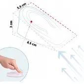 Sulpo Verhoogde Hakverhogers Schoeninzetstukken 3 cm Maat 35-41