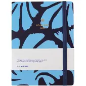 A-Journal My Journal Agenda 2027 - Floral donkerblauw/lichtblauw
