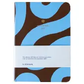 A-Journal A6 My Journal Agenda 2027 - Flow Blauw Chocolade