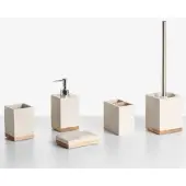 Beliani TAPICHE - Badkameraccessoireset - Beige - Polyresin