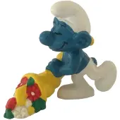 Schleich smurf figuurtje met hoorn