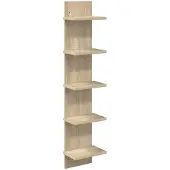 vidaXL Wandplank Sonoma Eiken 22 x 15 x 100 cm Bewerkt hout