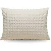 Zelesta Special Teddy Check Kussensloop Set van 2 - Crème 80x80cm