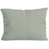 Zelesta Special Seersucker Kussensloop Set van 2 - Saliegroen 60x70cm