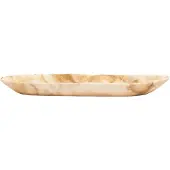 Ptmd Draya Onyx White Organic Oval Shaped Bowl Big