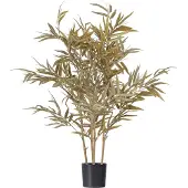 Woood Bamboe Kunstplant - Bamboe/Polyester - Natural - 120x74x74