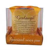 Miko Theelicht houder - Geslaagd - speciaal voor jou