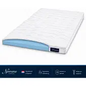 Nirwana bedden - Traagschuim topdekmatras - 150x190 cm - 6 cm - Afritsbare hoes