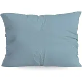 Zelesta Pure Uni kussenslopen Katoen set van 2 - Sereen Blauw - 60x70cm