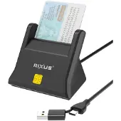 Rixus RXCR34 Desktop Smart Card Reader Black