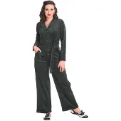 Banned - Fem Rule Jumpsuit - S - Groen