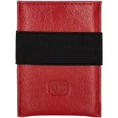 Double-D leren Creditcard houder etui - Pasjeshouder - Rood