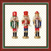 Ambiente Lunch servetten Three Nutcrackers - - 33x33 cm