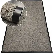 Nestor Elegante Deurmat 80x120 cm - Beige, Zacht & Absorberend
