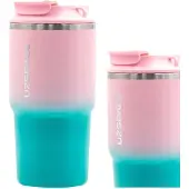 UZSPACE Thermosbeker 580ml - RVS, Lekvrij, Reizen, Auto, Kantoor