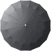 Le Monde du Parapluie Automatische, windbestendige opvouwbare paraplu voor heren,Zwart