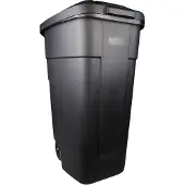 Curver AFVALBAK ZWART 110L 58X52XH88CM VERRIJDBAAR