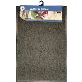 Babylon WASH & CLEAN MAT MET BOORD 60X90CM BRUIN + RUITER