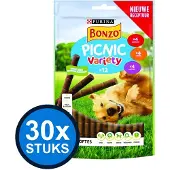 Bonzo 30x - Picnic Variety - Hondenvoer Snacks - 100 g