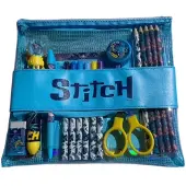 Disney Stitch Gevulde Etui - Schrijfwarenset - 19-delig - Blauw