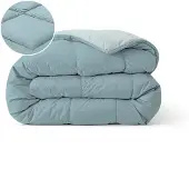 Zelesta Pure Duo Katoen Dekbed - Grijsblauw & Lichtblauw 140x200cm