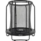Deryan Kinder Trampoline 140cm - Met Veiligheidsnet - Zwart