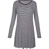 Sassa Nachtjapon Casual Comfort Strepen