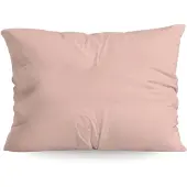 Zelesta Pure Uni kussenslopen Katoen set van 2 - Zacht Roze - 60x70cm