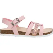 Pepe Jeans Meisjes Roze Oban Gulf sandalen (34), Plat, Gesp, Casual, kinderkleding PGS800003