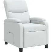 vidaXL Recliner Wit Stof