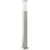 vidaXL Paalverlichting met sensor en stopcontact, 80 cm, roestvrij staal, IP44