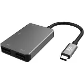 Celly PROHUB4IN1SV, USB 2.0 Type-C, USB Type C, grijs, 1 stuk
