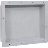 vidaXL Douchemat, matgrijs, 41x51x10 cm